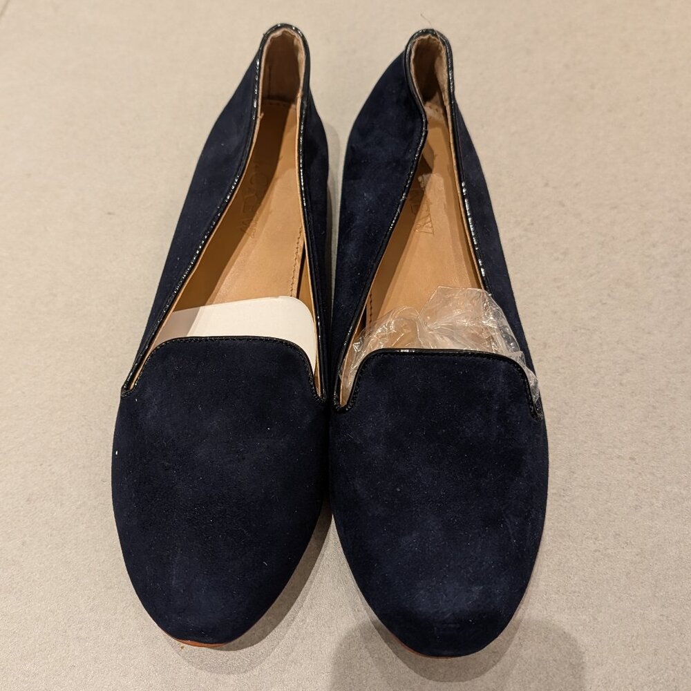 Brand New Blue Suede Flats